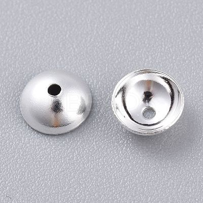 201 Stainless Steel Bead Caps STAS-K210-01D-S-1
