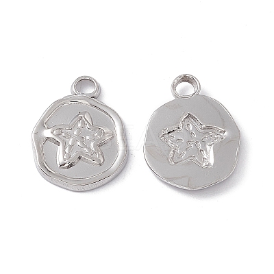 Non-Tarnish 304 Stainless Steel Pendants STAS-K242-08P-1