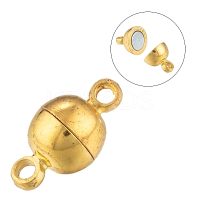 Brass Magnetic Clasps with Loops MC019-NFG-1
