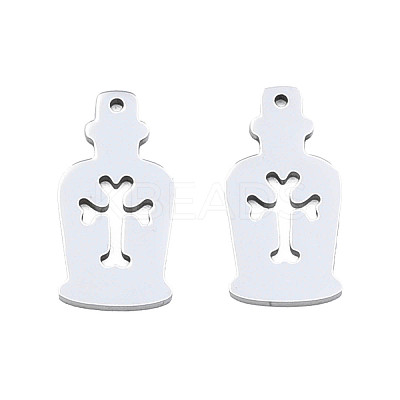 Non-Tarnish 201 Stainless Steel Pendants LS-STAS-N098-082P-1