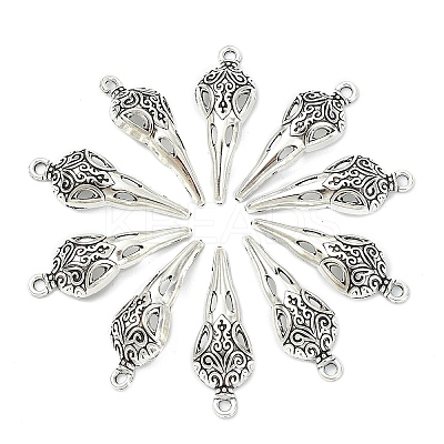 50Pcs Gothic Style Tibetan Style Alloy Pendants FIND-YW0008-51-1