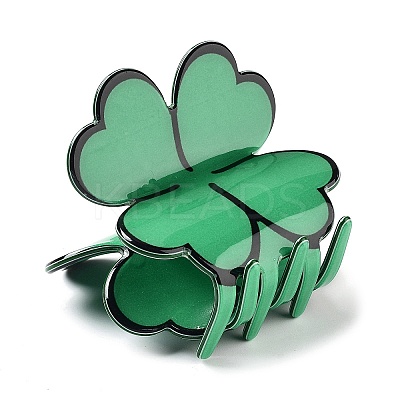 Saint Patrick's Day PVC Plastic Claw Hair Clips PHAR-D016-01C-1