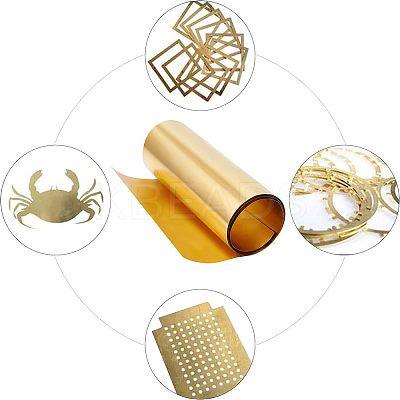 Brass Sheets AJEW-WH0223-58-1