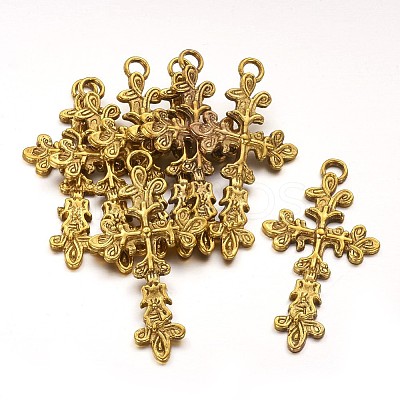 Tibetan Antique Golden Pendants GLF1360Y-1