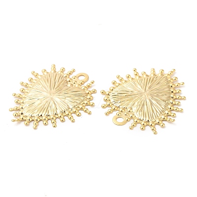 Brass Filigree Pendants KK-M250-17G-1