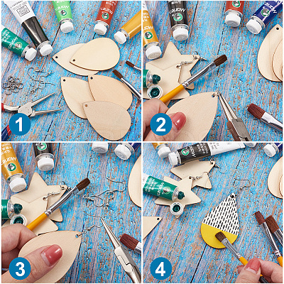 DIY Dangle Earring Making DIY-TA0002-58P-1