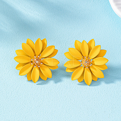 Alloy Stud Earrings FS-WG4E97C-03-1