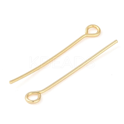 Brass Eye Pins KK-N254-48C-G-1