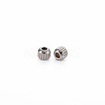 Non-Tarnish 201 Stainless Steel Beads STAS-N088-38A-01P-1