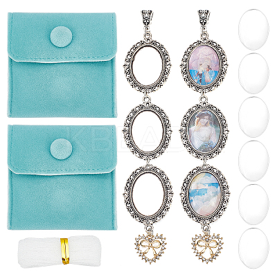 Alloy Crystal Rhinestones Big Pendants FIND-CA0004-65-1