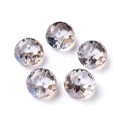 Electorplated Glass Beads EGLA-E005-10-1