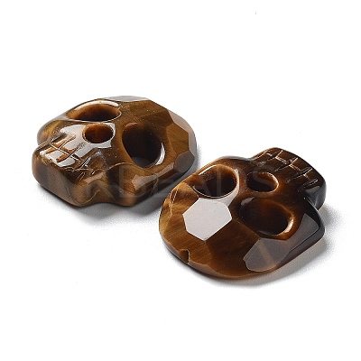 Natural Tiger Eye Pendants G-M406-F02-02-1