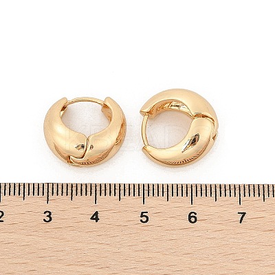 Brass Hoop Earrings for Women LS-EJEW-U041-02G-1