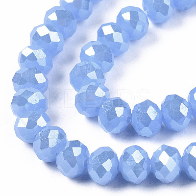Electroplate Glass Beads Strands LS-EGLA-A034-J10mm-A02-1