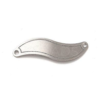 Non-Tarnish 201 Stainless Steel Connector Charms STAS-D244-11P-1