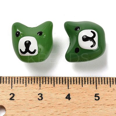 Baking Paint Glass Beads LAMP-I028-02D-1