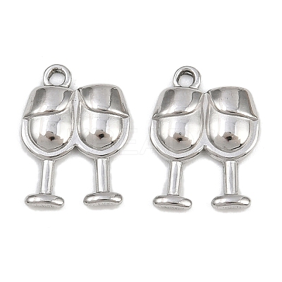 304 Stainless Steel Pendants STAS-L303-18P-1