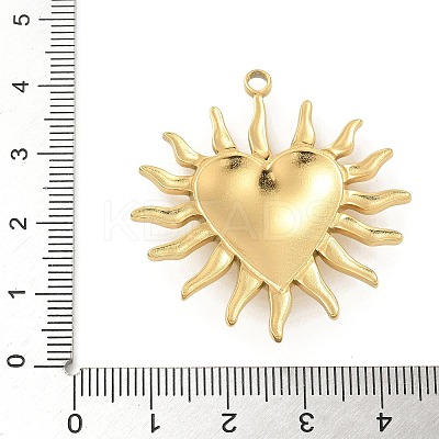 304 Stainless Steel Pendants STAS-I322-02G-1