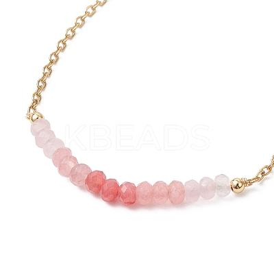Adjustable 304 Stainless Steel Cable Chain Slider Bracelets BJEW-JB13089-01-1
