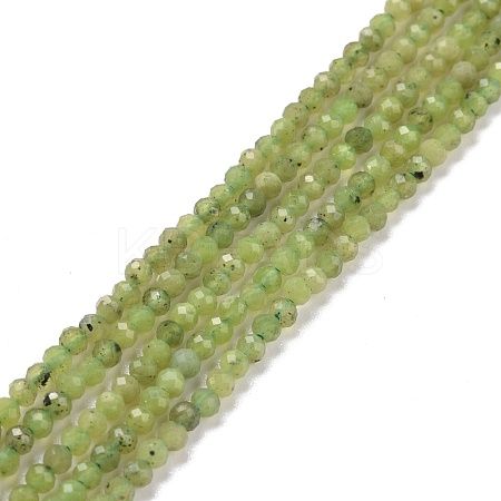 Natural Olive Jade Beads Strands G-D463-13A-1