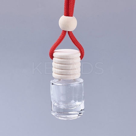 Glass Pendant Decorations HJEW-WH0005-01-1