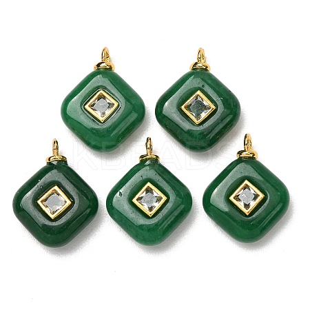 Dyed Natural Malaysia Jade Pendants GG-CBAA798-03G-04-1