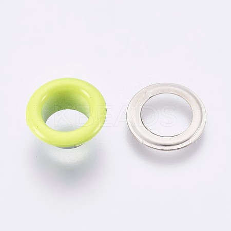 Iron Grommet Eyelet Findings X-IFIN-WH0023-E03-1