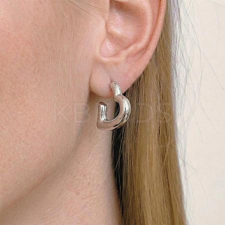 304 Stainless Steel Stud Earrings for Women YK4043-2-1