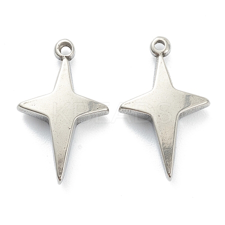 Non-Tarnish 304 Stainless Steel Pendants STAS-P279-33P-1