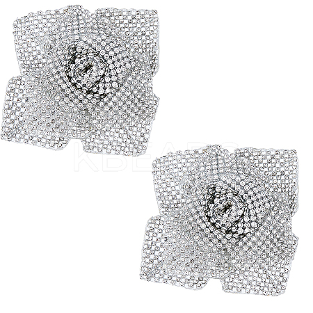 2Pcs Crystal Rhinestones Shoes Decoration DIY-FH0008-22-1
