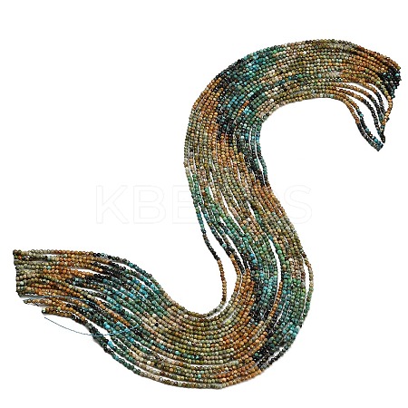 Natural HuBei Turquoise Beads Strands GG-CBA4399-A01-01-1