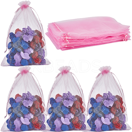 30pcs Large Organza Pouches Portable Shoes Bag Travel Storage Drawstring Bags OP-SP0001-03A-03-1