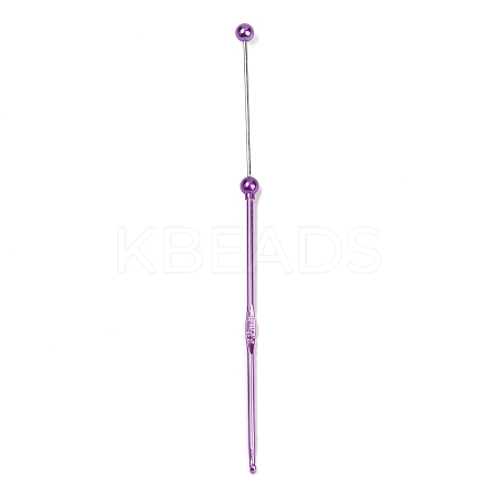 DIY Alloy Beadable Crochet Hooks LS-AJEW-A064-02B-1