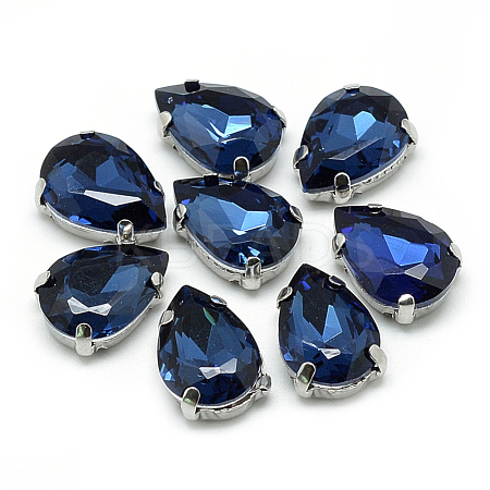 Sew on Rhinestone RGLA-T035-7x10mm-14-1