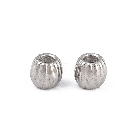 304 Stainless Steel Beads STAS-D394-02E-P-1