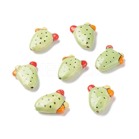 Handmade Porcelain Beads PORC-G002-16B-1