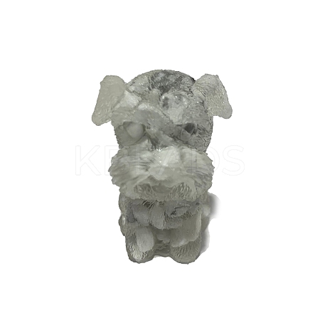 Resin Dog Display Decoration PW-WG36855-07-1