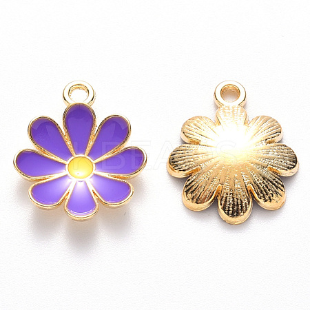Alloy Enamel Pendants ENAM-S121-116D-1