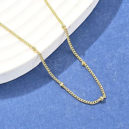 Brass Satellite Chains Necklace for Women LS-NJEW-P265-43G-1