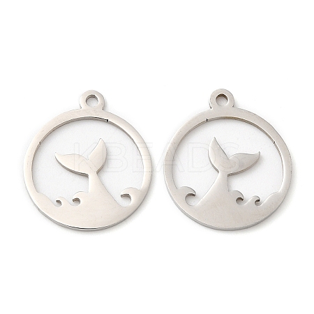 Non-Tarnish 201 Stainless Steel Pendants STAS-A084-07P-1