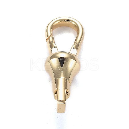 Brass Lobster Claw Clasps LS-ZIRC-F120-015G-1