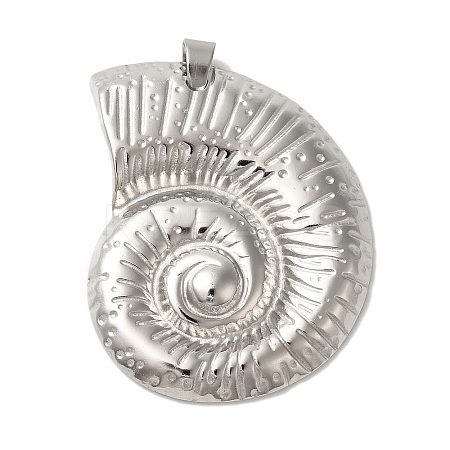 Non-Tarnish 304 Stainless Steel Pendants STAS-M017-09P-1