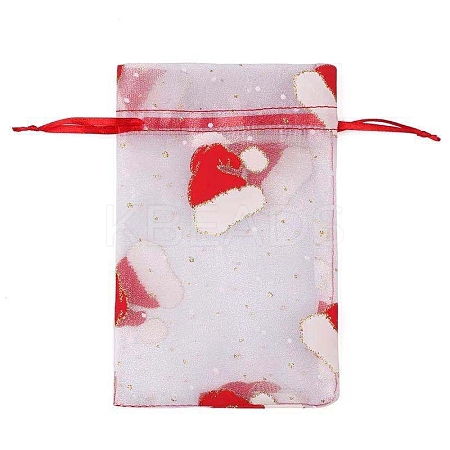 Organza Printed Gift Bags with Drawstring LS-PW-WG00D7C-15-1