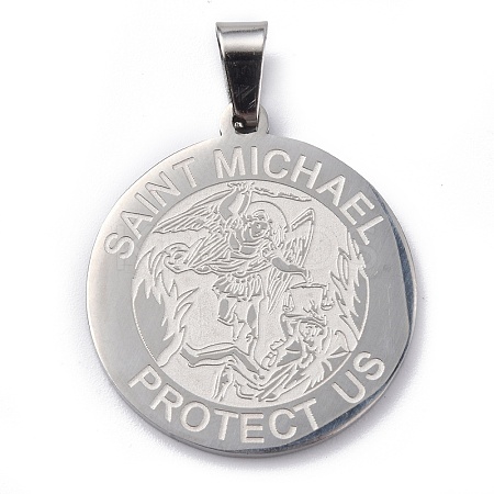 Non-Tarnish 201 Stainless Steel Pendants LS-STAS-C062-05P-1
