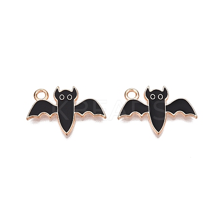 Halloween Theme Alloy Enamel Pendants PALLOY-N176-44-RS-1