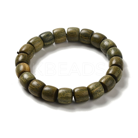 Sandalwood Verawood Mala Bead Bracelets BJEW-B080-20-1