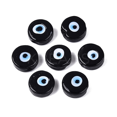 Handmade Evil Eye Lampwork Beads LAMP-N040-01F-1
