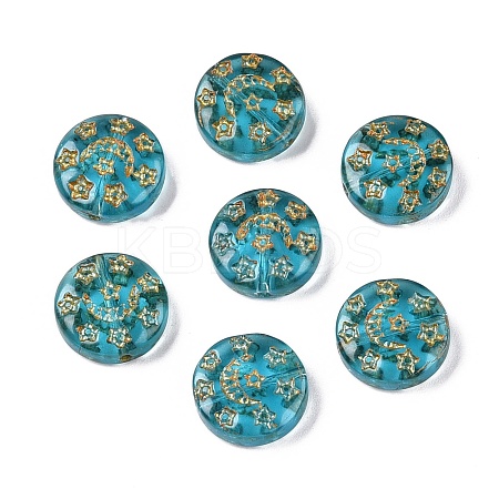 Transparent Lampwork Beads LAMP-P065-04A-14-1