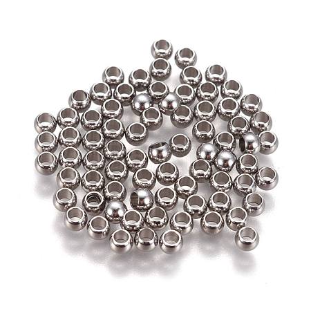 Tarnish Resistant 304 Stainless Steel Spacer Beads STAS-L222-42A-P-1