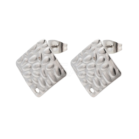 304 Stainless Steel Stud Earring Finding STAS-Z091-02P-01-1